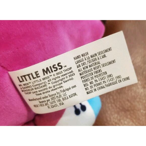 6 Inch Little Miss Chatterbox Stuffed Plush Toy Learning Teaching Resource - Picture 3 of 6